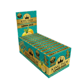 KING PALM FRENCH BROWN ROLLING PAPERS 1 1/4 SIZE | 32 LEAVES & 16 FLAVORED TIPS